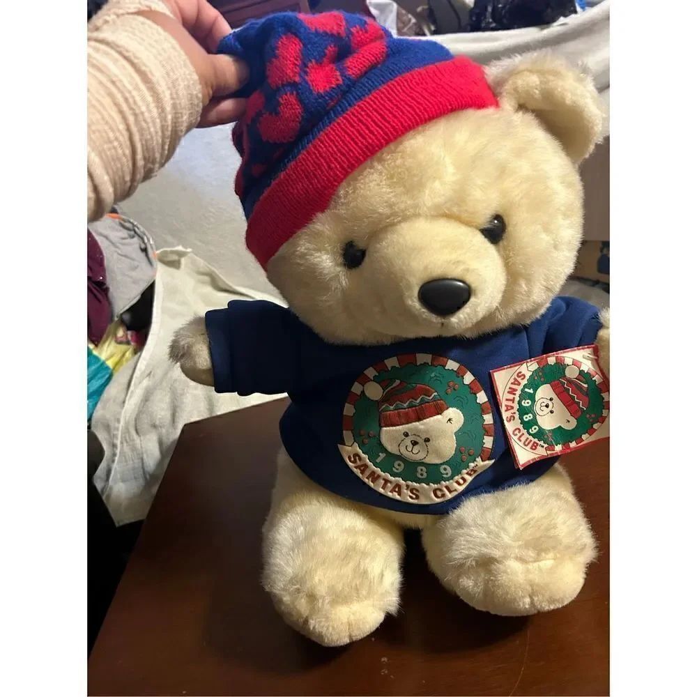 Vintage with tags 1989 k mart Christmas Dan dee bear